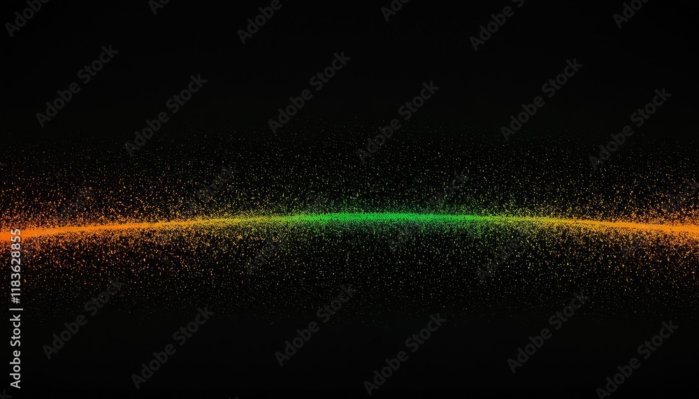 Fototapete 3d abstract background with flowing waves of particles 6