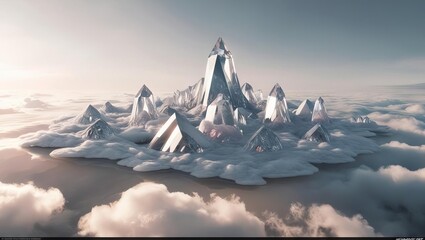 sunrise in the mountains