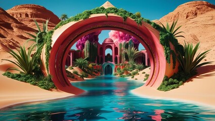 fountain in the garden