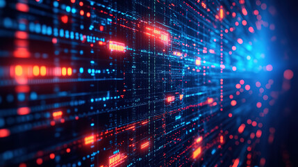 Fototapeta premium Tech Horizons: Envisioning the Future Fabric of Technology