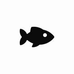 fish seafood animal icon vector sign