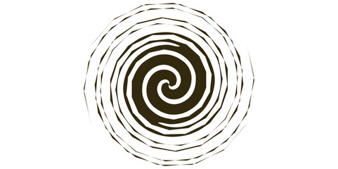 striking op art print features concentric circles creating mesmerizing spiral effect, evoking sense of depth and movement.original colored patterns