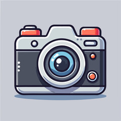 camera, illustration of camera, camera icon, cartoon camera