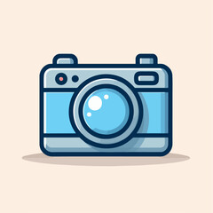 camera, illustration of camera, camera icon, cartoon camera