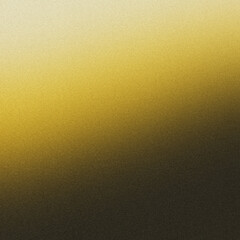 Grainy yellow color gradient background with noise texture effect, copy space