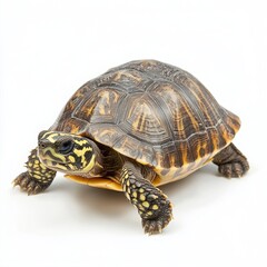 Obraz premium Turtle isolated on white background. 