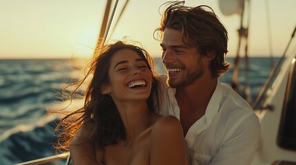 couple on the beach, hd image