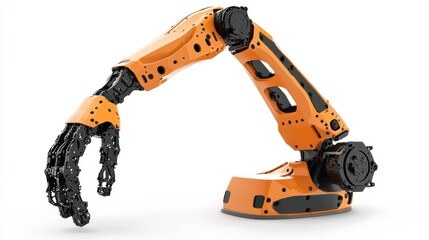Fototapeta premium Advanced Robotic Arm: Precision Engineering and Industrial Automation