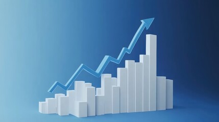 a vibrant financial business concept featuring colorful bar graphs and intricate data charts on a sleek office desk