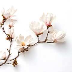 A beautiful green bush tree isolated on a white background