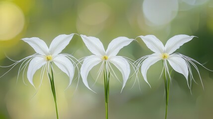 White Egret Orchid (Habenaria radiata) 