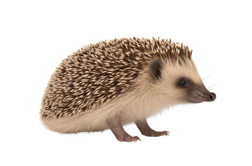 Obraz premium a hedgehog isolated on a transparent background