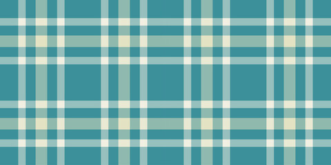 Seamless teal and cream plaid pattern.  Perfect for textile design, website backgrounds, packaging, and more.