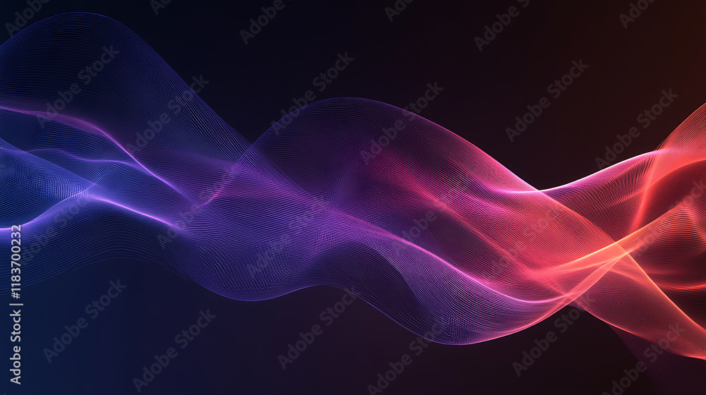 Poster data flow concept background