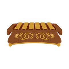 Illustration of Saron Musical Instrument, Design Inspiration, Object, Template