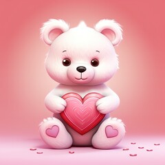 teddy bear with heart