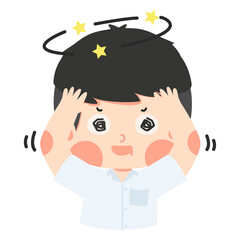 child standing with a puzzled expression