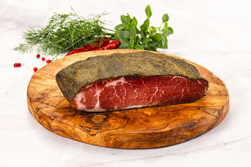 Delicous tasty dry pork jerky