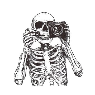 Skeleton Taking Photo (4)