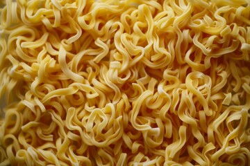  Yellow chinese instant noodles for ramen. Image illustrated food for advertisement