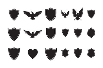 Versatile Shield Icons for Creative Projects