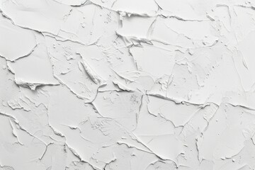 Fototapeta premium Rough peeled white plaster wall. Detailed photo textured background