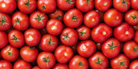 background with tomatoes arranged in symmetrical patterns