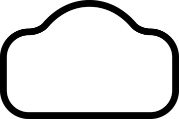 Thick line Vintage classic frame outline.
Blank Label Design.
Transparent background.