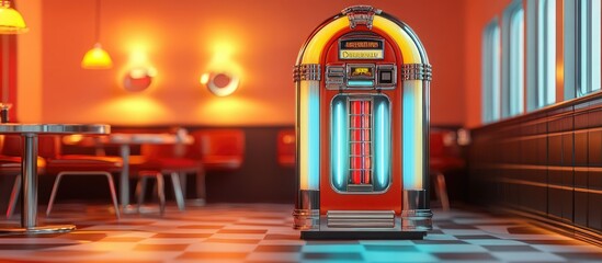 Retro Diner Jukebox: A 50s Nostalgia Trip
