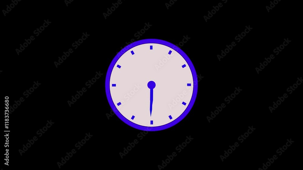 Poster clock icon countdown 24 hour day fast speed,abstract beautiful analog clock animation