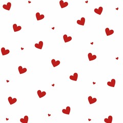 seamless pattern with hearts