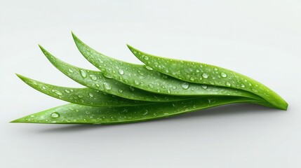 Dew-Kissed Green Leaves: A Symphony of Nature's Freshness