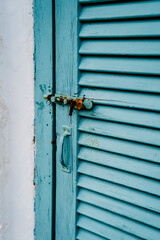 old door with lock