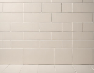 Naklejka premium A clean ceramic tile surface with subtle grout lines.
