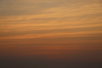 Sunset Sky in Thailand, Phang Nga Province.