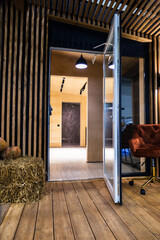 Contemporary Modular House with Wooden Architecture