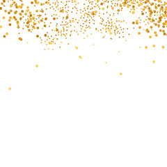 Gold glitter border