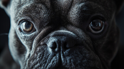 french bulldog Close up portrait