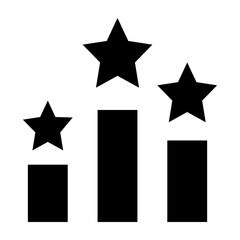 Ranking Glyph Icon Design