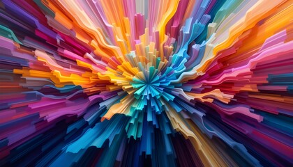Abstract colorful background with lines