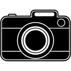 Vintage Camera Vector Illustration - Decorative Retro Emblem Design