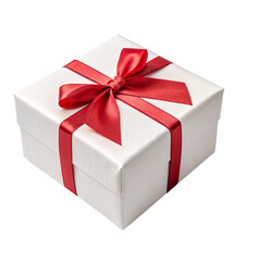 Fototapeta premium gift box isolated on white