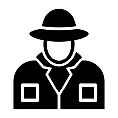 Informant Glyph Icon Design