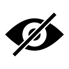 Invisable Glyph Icon Design