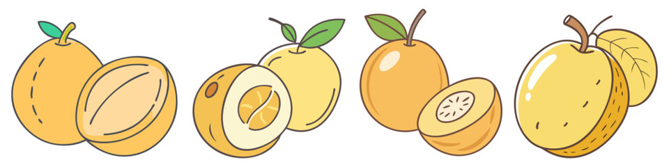marula vector icon, fruit vector illustration - simple illustration of marula perfect for logos, and fruit-themed designs.
