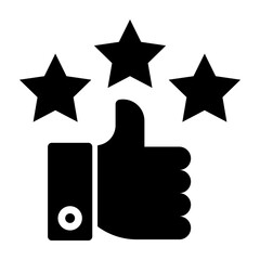 Feedback Glyph Icon Design