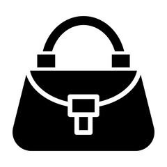 Purse Glyph Icon Design