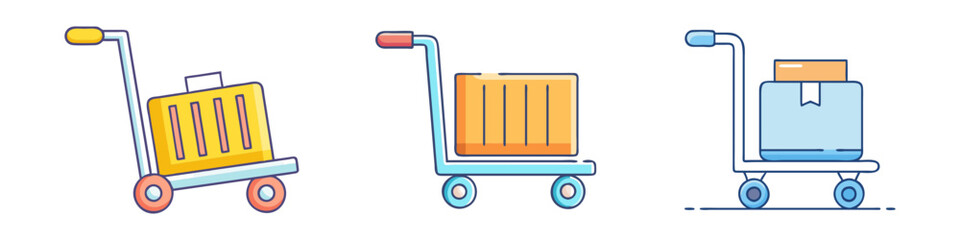 trolley vector icon, vehicles vector illustration - simple illustration of trolley perfect for logos, and vehicles-themed designs.