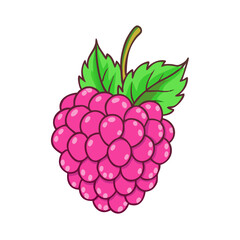 arctic raspberry vector icon, fruit vector illustration - simple illustration of arctic raspberry perfect for logos, and fruit-themed designs.