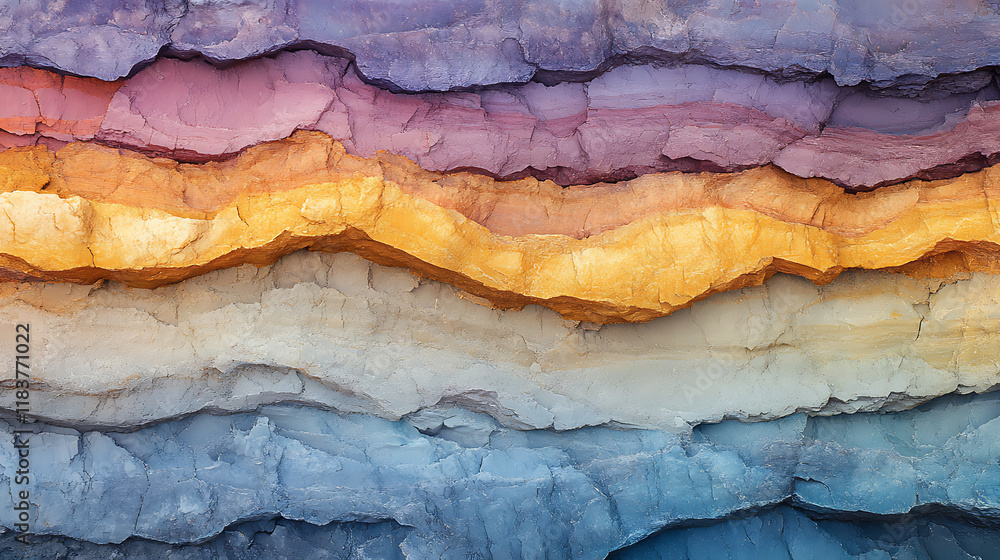 Aufkleber layered rock strata colourful background gradient texture